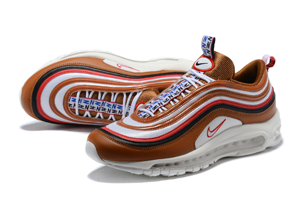 2018 Nike Air Max 97 TT PRM Brown Blue Red